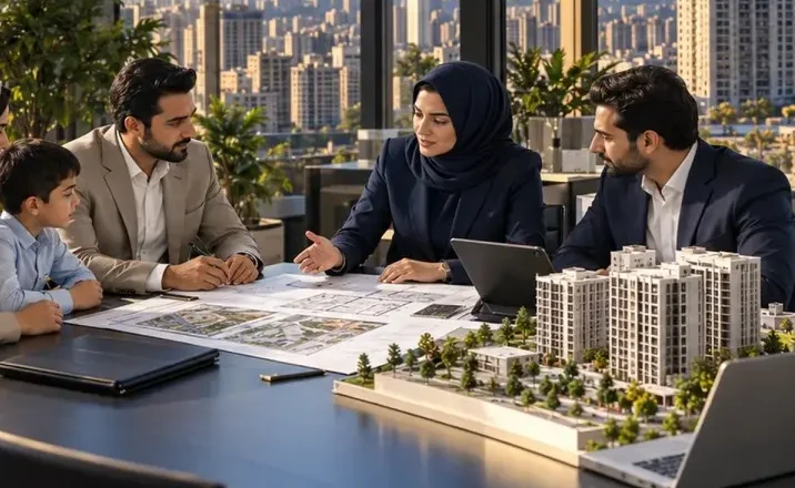 جلسه بررسی اسناد و شرایط خرید؛ تصویر معرفی مرکز مسکن